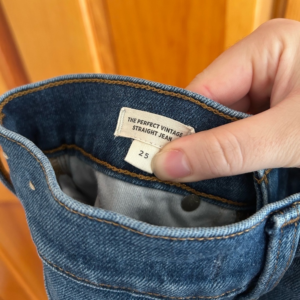The Perfect Vintage Straight Jean in Mayfield Wash - Picture 5 of 5